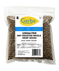 Gerbs Roasted Unsalted Whole Hemp Seeds 4 lbs. | Dry Roasted, Resealable Bag | Bold, Nutty Flavor & Crunch | Top 14 Allergen-Free