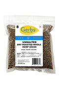 Gerbs Roasted Unsalted Whole Hemp Seeds 4 lbs. | Dry Roasted, Resealable Bag | Bold, Nutty Flavor & Crunch | Top 14 Allergen-Free