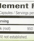 Natures Way Burdock Root Organic Vegetarian Capsule, 100 ct
