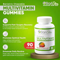 Barislim Bariatric Chewable Multivitamin Gummies - Specially Formulated Gummy Vitamin For Patients After Weight Loss Surgery - Easy To Digest & Great Tasting Fruit Flavors 2 Pack (180 Fruit Chews)