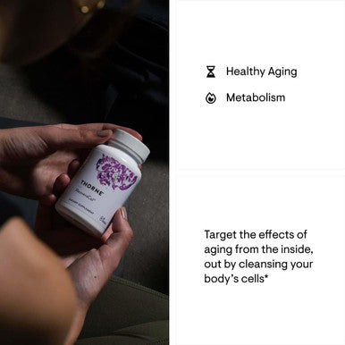 Thorne Resveracel - Nicotinamide Riboside With Quercetin Phytosome And Resveratrol - Support Healthy Aging, Methylation, Cellular Energy Production And Metabolism - 60 Capsules - 30 Servings