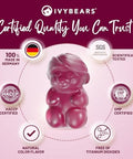 IvyBears Mom's Beauty and Wellness Bundle Women's Hair Vitamins Vibrant Skin and Kids Multivitamin Gummies Hair Growth Skin Hydration and Immune Support Vegan Made in Germany 3Pack