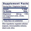 Life Extension - Magnesium Capsules 500 Mg, 100 Vegetarian Capsules