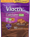 Viactiv Calcium Plus Vitamin D Supplement Soft Chews Brown Milk Chocolate 180 Count & Nature'S Bounty Biotin Supports Healthy Hair Skin And Nails 10000 Mcg Rapid Release Softgels