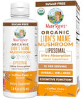 Maryruth'S Organics Lions Mane Supplement Ultra Absorption Liposomal Full Spectrum Lion'S Mane Mushroom 200Mg Beta-Glucans Per Serving Usda Organic Vegan 7.6 Oz 15 Servings