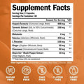Mens Multivitamins + Turmeric Melatonin Valerian Bundle for Joint Support and Discomfort Relief Immune Health and Inflammatory Response