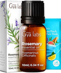 Gya Labs Eucalyptus Essential Oil For Diffuser & Rosemary Oil For Hair Set - Aromatherapy Grade Essential Oils Set - 2X0.34 Fl Oz - Gya Labs