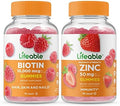 Lifeable Biotin + Zinc 50Mg Gummies Bundle Great Tasting Vitamin Supplement Gluten Gmo Chewable