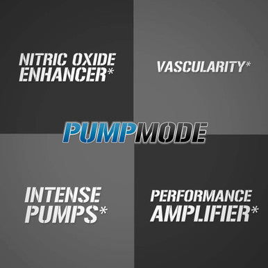 EVL PumpMode Nitric Oxide Supplement - Nitric Oxide Booster Pump Pre Workout Powder with Glycerol and for Muscle Recovery Growth and Endurance - Stim Free Pre Workout Drink (Blue Raz)