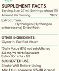 Hydrangea B120 (2pcs) Alcohol-Free Herbal Extract Tincture, Concentrated Liquid Drops Natural Hydrangea (Hydrangea arborescens) Dried Root (2x4 fl oz)