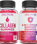 Atlantis Nutrition Collagen 60 Gummies + 8-In-1 Immune Support 60 Gummies