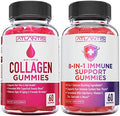 Atlantis Nutrition Collagen 60 Gummies + 8-In-1 Immune Support 60 Gummies
