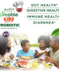 Lifeable Kids Probiotics Gummies 2 Billion Cfu Great Tasting Kids Probiotic Gummies For Gut Health Digestive Support And Immune Support 90 Probiotic Gummies For Kids And Toddlers Lifeable