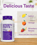 Smartypants Fiber Supplement & Multivitamin For Men & Women: Multivitamin Fiber Gummies With Vitamin D3, C, Vitamin B12, B6, Vitamin A, K & Zinc, Omega 3 Fish Oil (Epa/Dha), 180 Count (30 Day Supply)