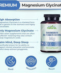 Why Not Natural Magnesium Glycinate 500 mg Capsules Supplement Vegan No Filler Supports Sleep and Relaxation