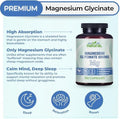 Why Not Natural Magnesium Glycinate 500 mg Capsules Supplement Vegan No Filler Supports Sleep and Relaxation