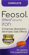 Feosol Complete with Bifera30 Count (Pack of 2)