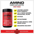 Musclemeds Amino Decanate Intra Post Workout Drink Full Spectrum Amino Acid Complex Leucine Muscle Recovery Fruit Punch 30 Servings
