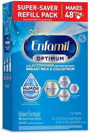 Enfamil Optimum Baby Formula Our Closest Formula To Breast Milk Immunesupporting Lactoferrin Also Found In Breast Milk Brainbuilding Dha 30 Oz