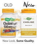 Nature'S Way Choline, 500 Mg, 100 Tablets, Pack Of 2