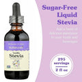 Nunaturals Liquid Vanilla Stevia Sugar- Sweetener Plant-Based Sugar Substitute Zero Calorie 2oz (2-Pack)