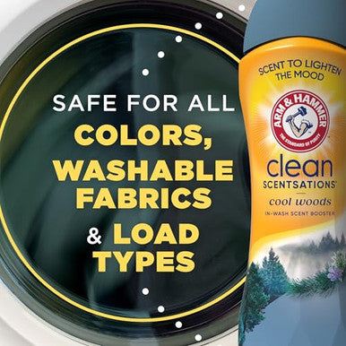 Arm & Hammer Clean Scentsations In-Wash Scent Booster Cool Woods Scent 24 Oz
