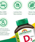 Vitamin D3 1000 Iu Bonus 240 Tabs Brand Jamieson Laboratories