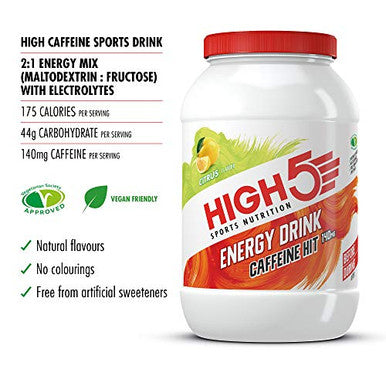 High 5 Energy Drink Caffeine Hit Citrus 1.4kg
