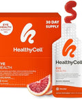 Healthycell Eye Health Daily Liquid Supplement - Eye Vitamins & Minerals With Lutein Zeaxanthin Astaxanthin & Beta Carotene For Sight Care & Macular Support - 30 Gel Packs