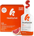 Healthycell Eye Health Daily Liquid Supplement - Eye Vitamins & Minerals With Lutein Zeaxanthin Astaxanthin & Beta Carotene For Sight Care & Macular Support - 30 Gel Packs