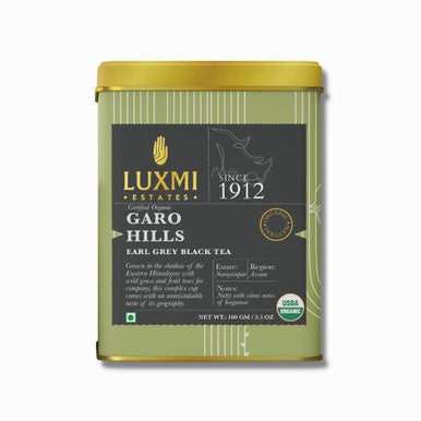 Luxmi Estates Assam Organic Black Tea Collection Loose Leaf x 3| Masala Chai Tea Earl Grey Tea Spiced Earl Grey Tea | USDA Organic Green Tea