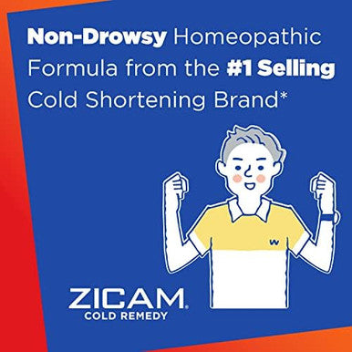 Zicam Cold Remedy Zinc Rapidmelts, Citrus Flavor, 25 Count (Pack Of 1)
