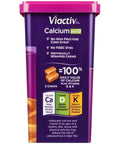 Viactiv Max Formula Calcium +Vitamin D3 Supplement for Bone Health Rich Caramel 100 Soft Chews 5 Pack