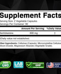 Vitabod Benfotiamine 600Mg 180 Vegetarian Capsules Fat-Soluble Vitamin B1 Supplement