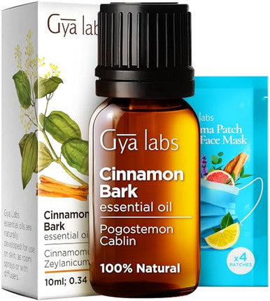 Gya Labs Cinnamon Cassia & Cinnamon Bark Essential Oil Set 034 Fl Oz