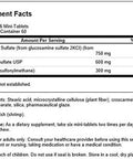 Swanson Mini-Tabs Glucosamine Chondroitin & Msm Joint Mobility Flexibility Comfort Cartilage Connective Tissue Health Support 750/600/300 Milligrams 360 Tabs