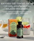 Herbs Etc. Rocky Mountain Throat Syrup Cough Syrup for Soothing Throat Care