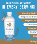 Maryruth's Liquid Morning Multivitamin (Fruit Punch) & Liquid Nighttime Multimineral (Coconut 15Oz