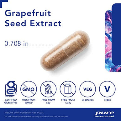 Pure Encapsulations Grapefruit Seed Extract 250 mg 120 vcaps