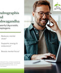 Terry Naturally Andrographis And Ashwagandha Immune System Support Supplement Support Energy & Healthy Stress Response Energy Support Supplement 60 Capsules (60 Servings)