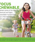 Davinci Labs Focus Chewable Supplement To Support Behavior Brain Health And Immune Health For Kids With Vitamin B6 Folate Vitamin B12 And More Orange Flavor Sugar 90 Tablets