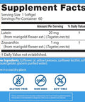 Doctor'S Best Lutein Supplement 20Mg With Zeaxanthin 1Mg - Lutein For Eyes Eye Health Vitamins For Men & Women Vision And Macular Health Support Capsules Marigold Flower Extract 60 Softgels