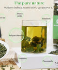 Wanhua Hall Mulberry Leaf Tea Mulberry Tea Loose Leaf 9.17oz/260g Fresh Taste Dried Sang Ye Loose Leaf Herbal Tea Caffeine Free Ã¦Â¡â€˜Ã¥ÂÂ¶Ã¨Å’Â¶ Ã¦Â¡â€˜Ã¥ÂÂ¶ Ã©Å“Å“Ã¦Â¡â€˜Ã¥ÂÂ¶