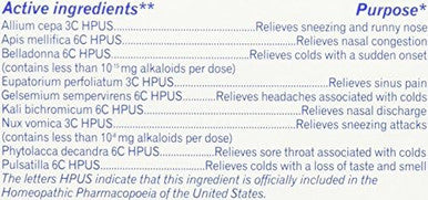Boiron Coldcalm Cold Relief Tablets 2 Count