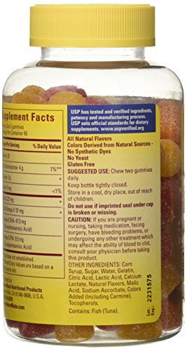 Nature Made Fish Oil Adult Gummies - Orange Lemon & Strawberry Banana 90 Ct Pack Of 2