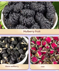 Mulberry Black Wolfberry Rose Tea 7.05oz / 200g, mixed flower fruit tea Ã¯Â¼Å’Good tea, a healthy drink.