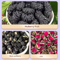Mulberry Black Wolfberry Rose Tea 7.05oz / 200g, mixed flower fruit tea Ã¯Â¼Å’Good tea, a healthy drink.