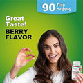 Doctors Finest Vitamin B Complex Gummies, Vegan, Gmo- Gluten , Great Taste Natural Strawberry Flavor Gummy Vitamins, With 6 B Vitamins, Energy Support Dietary Supplement, For Adults 90 Gummies