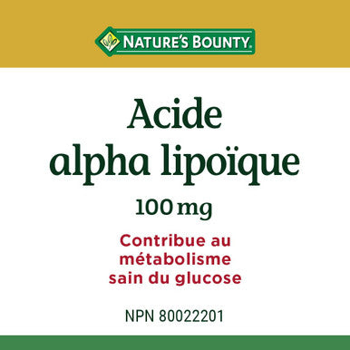 Nature's Bounty Alpha Lipoic 100Mg 90 Cap