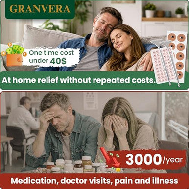 Granvera Premium Acupuncture Pen Ear Seeds Acupressure Kit Ear Seed Stickers With Stainless Steel Gua Sha Fascia Stick Massage Tool Auricular Therapy Set Trigger Point & Relaxation Wellness Kit 6 Packs